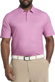Callaway Big & Tall Chevron Print Polo Shirt V2
