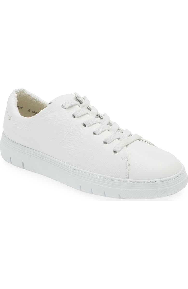 Paul Green Grip Sole Sneaker, Main, color, White Leather