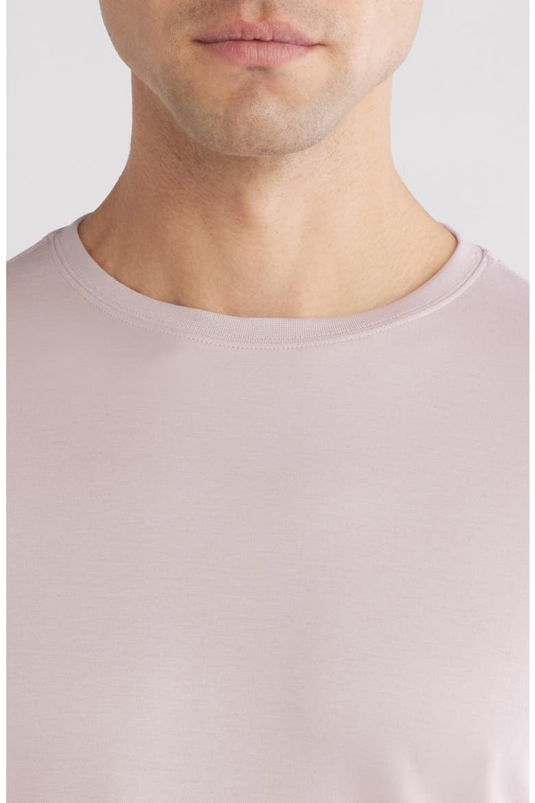 Georgia Pima Cotton T-Shirt, Alternate, color, PINK FOG