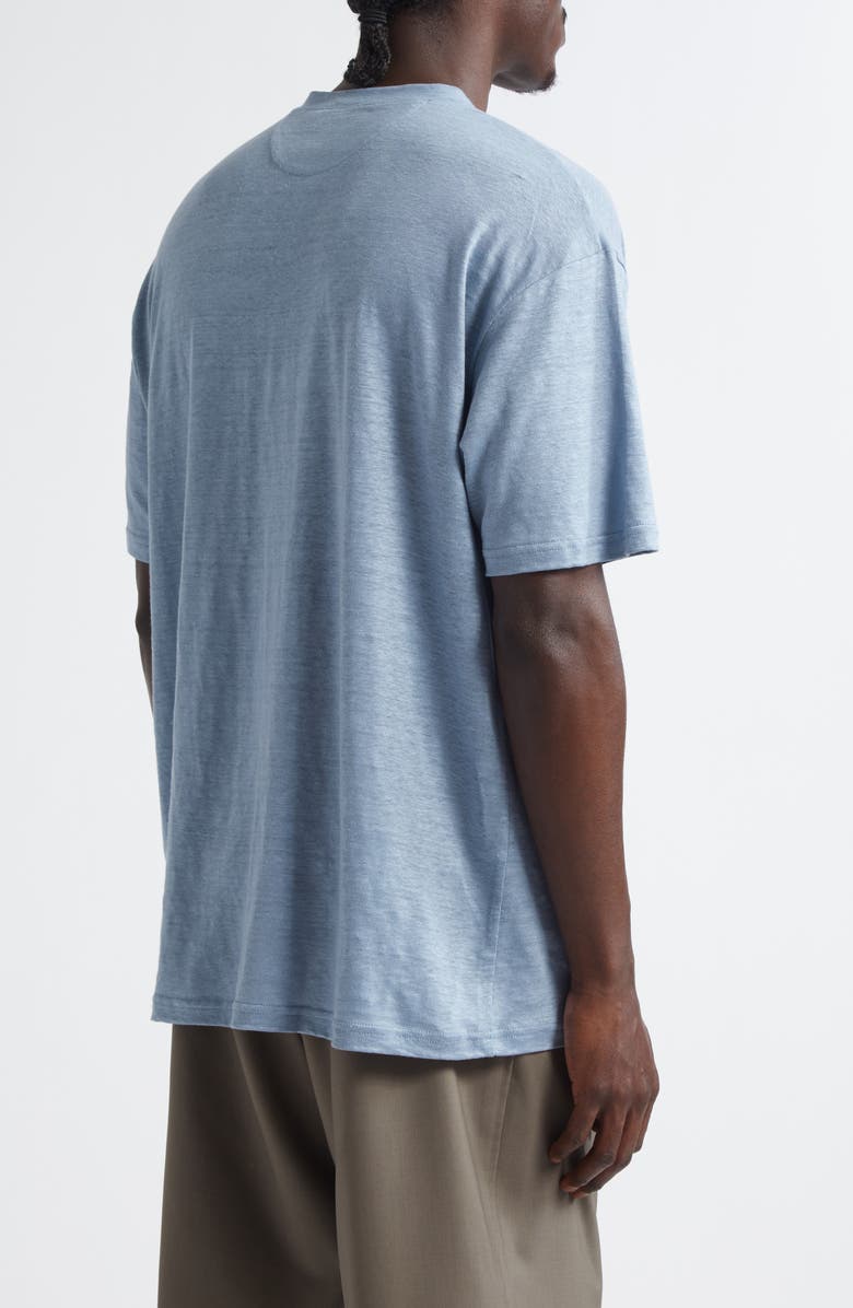 De Bonne Facture Oversize Cotton T-Shirt, Alternate, color, Smoke Blue