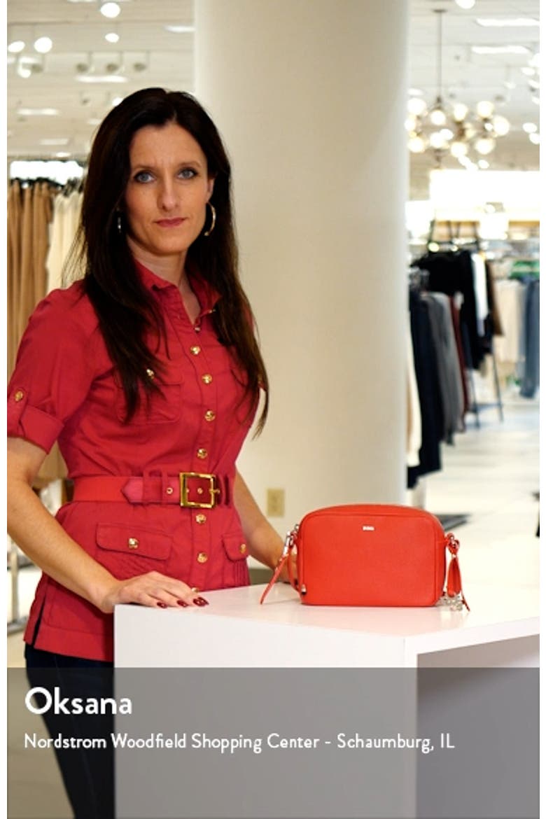 Scarlet Leather Crossbody Bag video