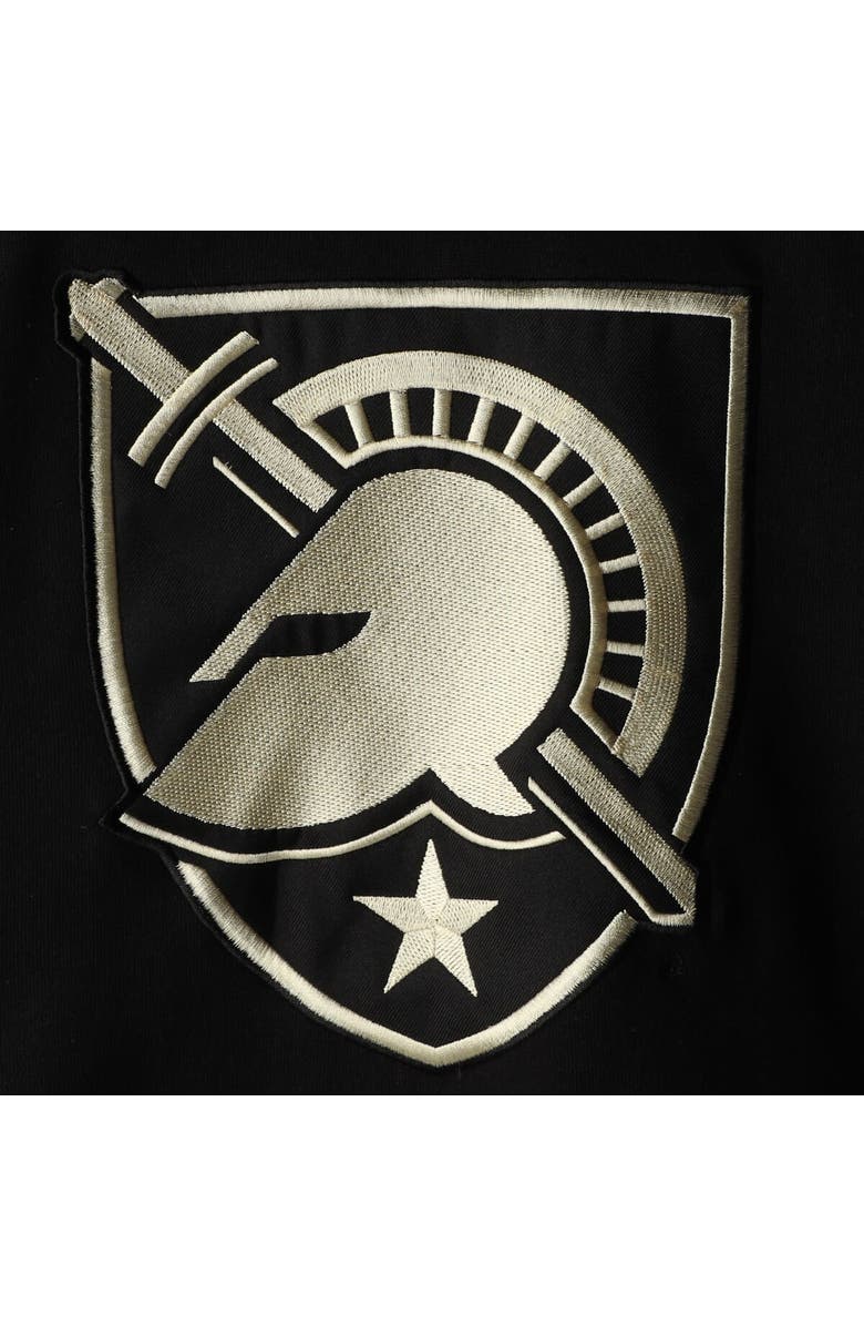 COLOSSEUM Men's Colosseum Black Army Black Knights 2.0 Lace-Up Pullover Hoodie, Alternate, color, Black