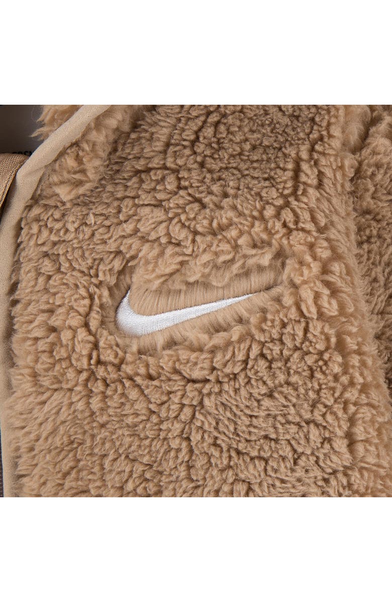 Nike High Pile Fleece Convertible Coverall, Alternate, color, Hemp