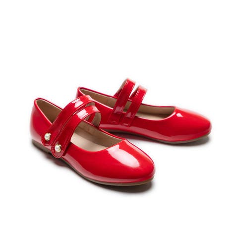 Dorothea Banded Patent Flats