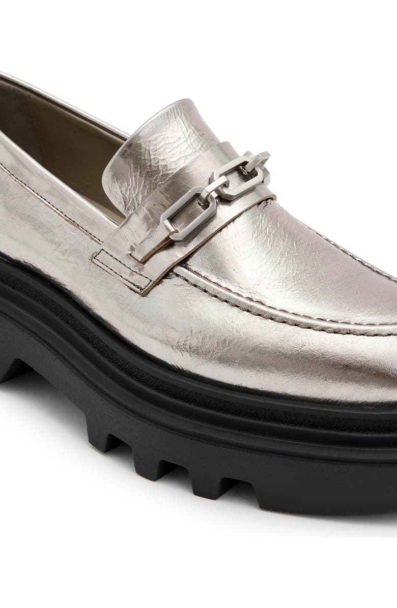 AllSaints Alexia Lug Sole Loafer, Alternate, color,