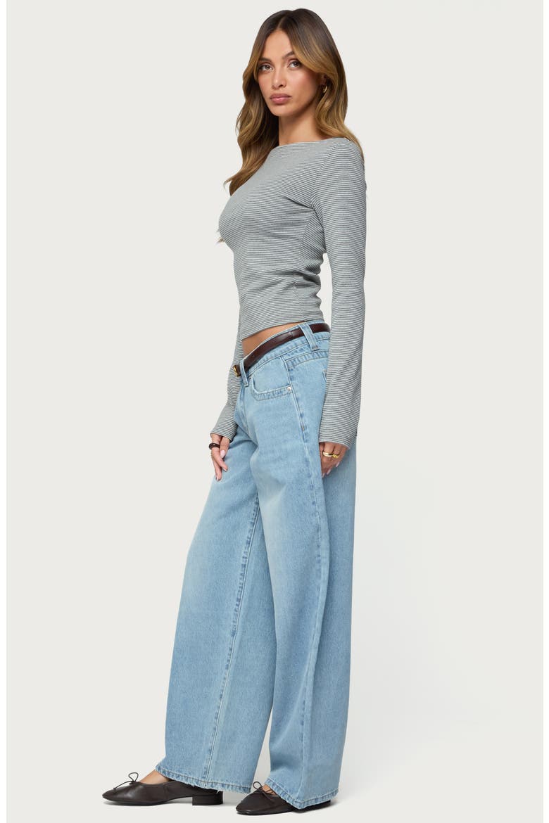 Rivka Straight Leg Jeans, Alternate, color, LIGHT-BLUE