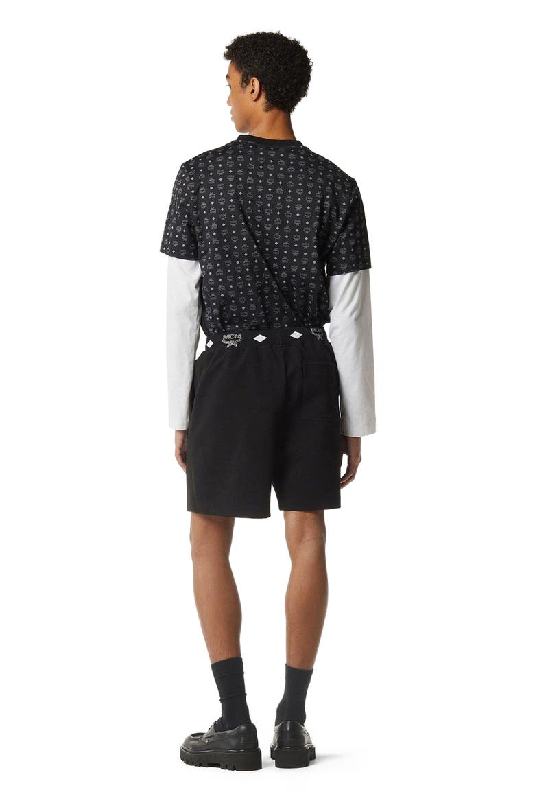 Essential Logo Ponte Shorts, Alternate, color, Black