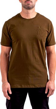 Maceoo Resistance Logo Embroidered T-Shirt