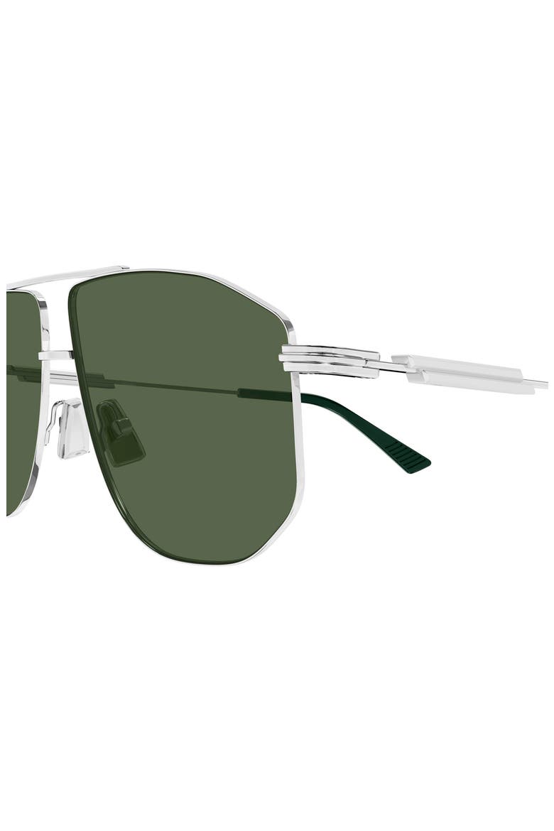 BV1509S 59mm Polarized Gradient Navigator Sunglasses, Alternate, color, SILVER
