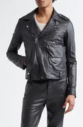 Rick Owens Hollywood Bauhaus Stooges Leather Jacket