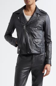 Rick Owens Hollywood Bauhaus Stooges Leather Jacket