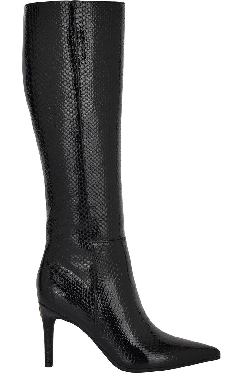 GUESS Richee Pointed Toe Knee High Boot, Alternate, color,