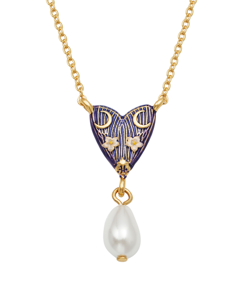 Jasmine Moon Butterfly & Pearl Necklace