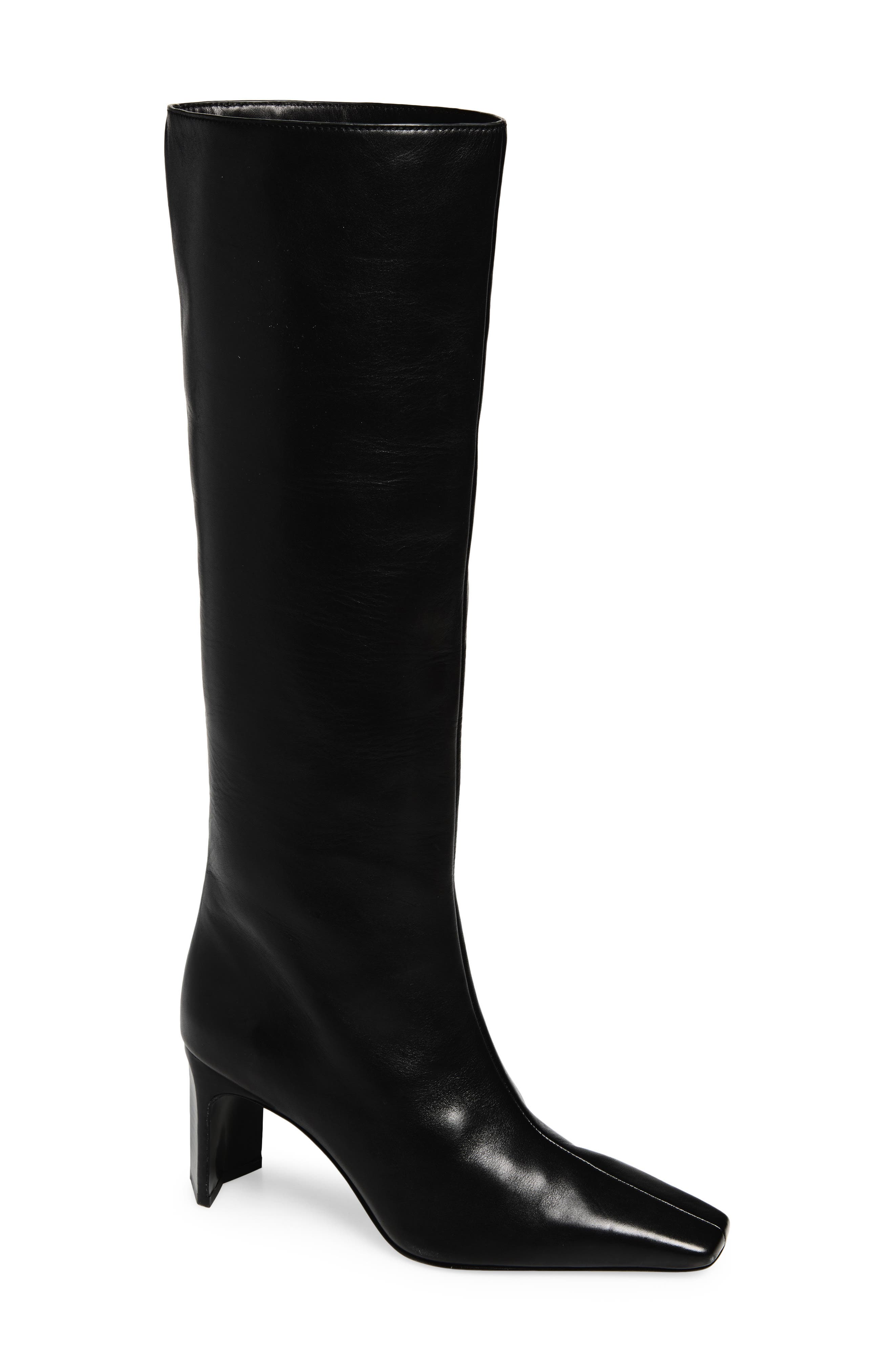 Kristie Knee High Boot, Main, color, BLACK