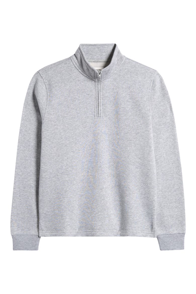 Kids' Quarter-Zip Sweatshirt, Main, color, GREY LIGHT HEATHER