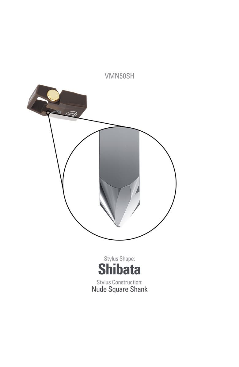 Audio-Technica VMN50SH Replacement Stylus, Alternate, color, Black