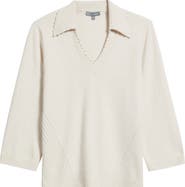 Wit & Wisdom Bead Trim Sweater