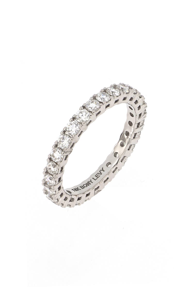 Bony Levy Audrey Diamond Eternity Band, Main, color, 18K White Gold