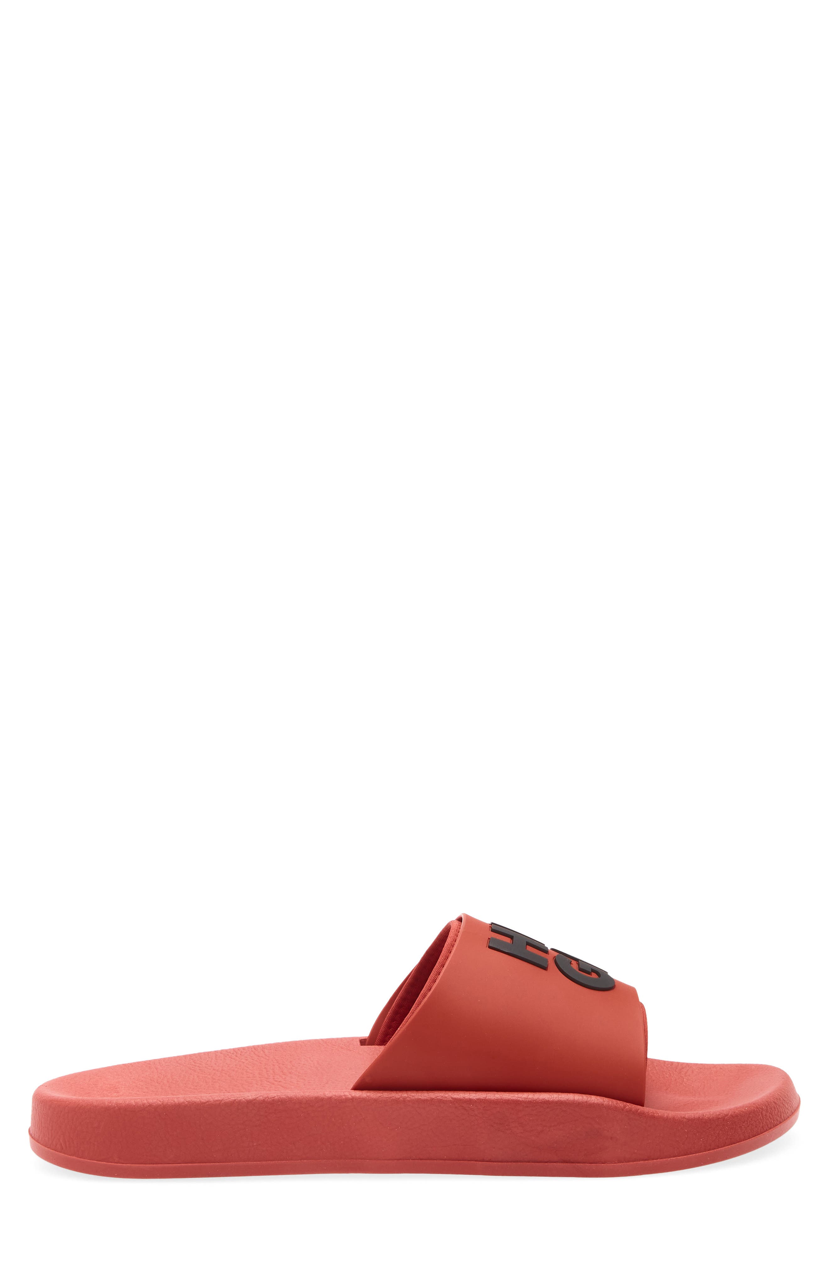 BOSS Nil Slide Sandal, Alternate, color, Red