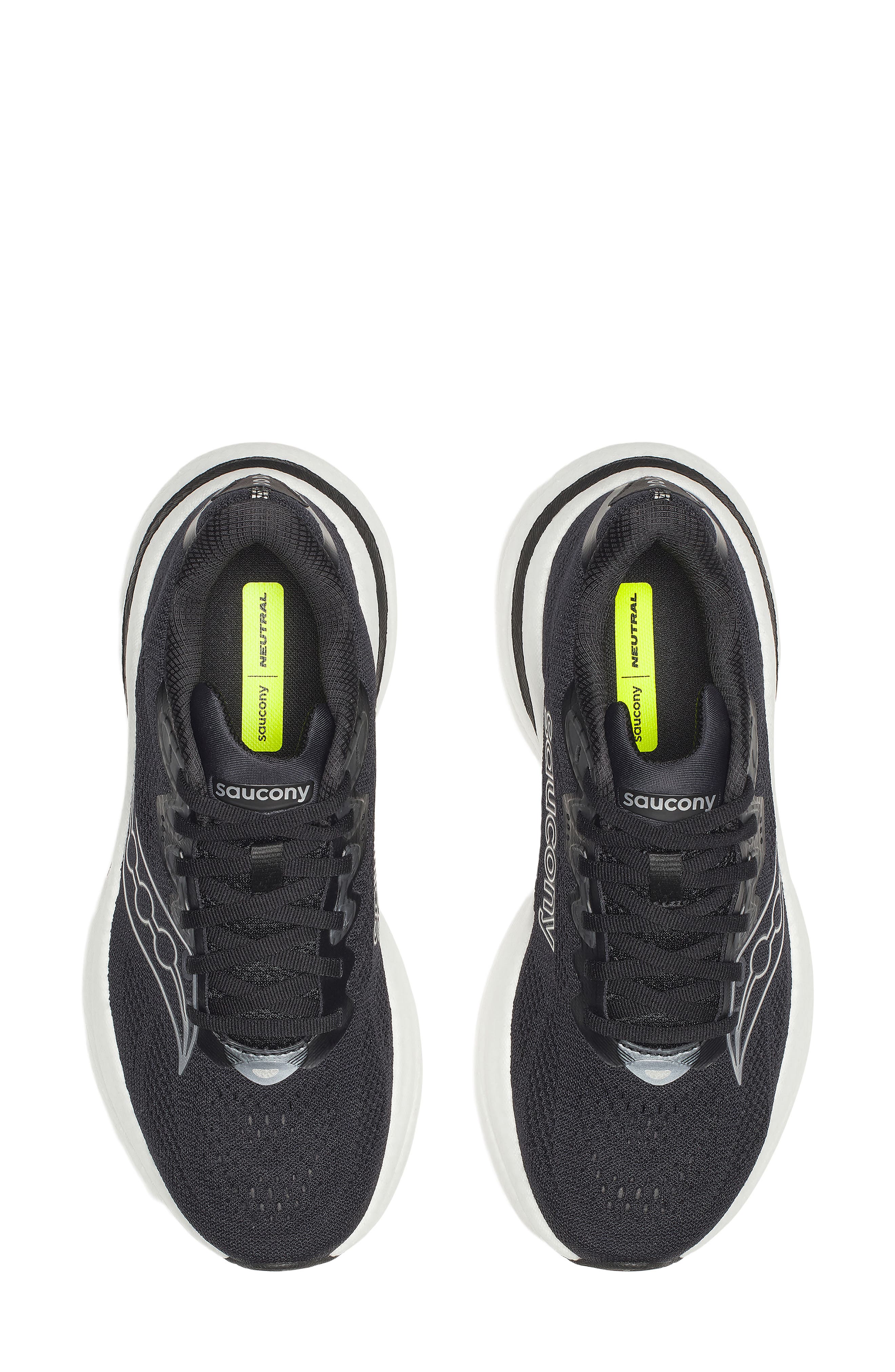 Saucony Ride 19 Sneaker, Alternate, color, Black/ Silver