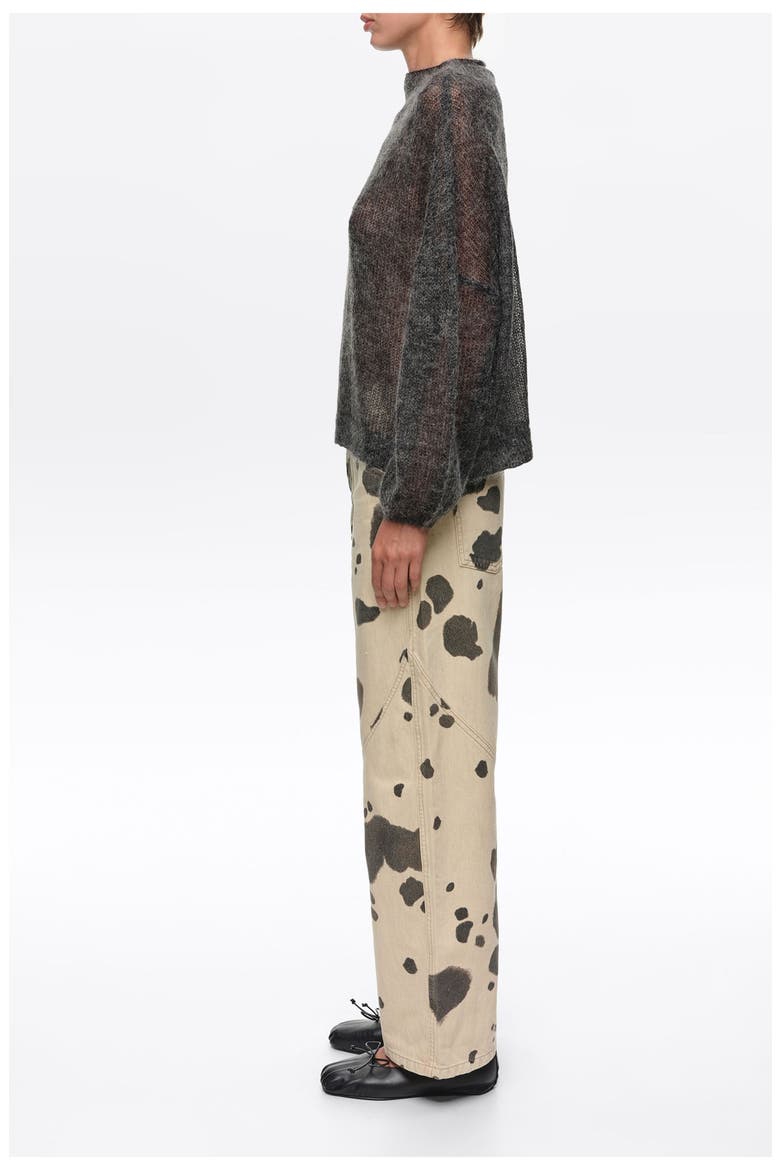 Barrel 5-Pocket Denim Trousers, Alternate, color, PONY
