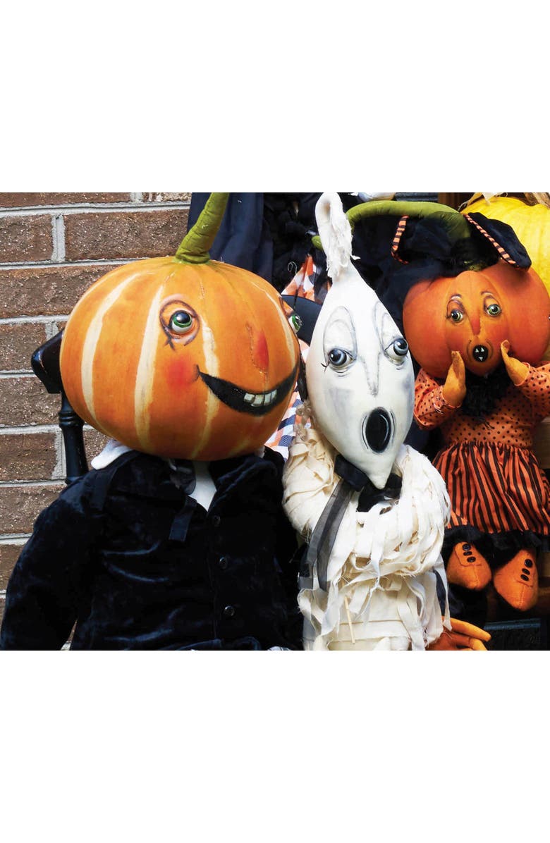 Gallerie II Pablo Pumpkin Joe Spencer Gathered Traditions Soft Art Doll Fall Autumn Halloween Harvest Figure Figurine, Alternate, color, Black