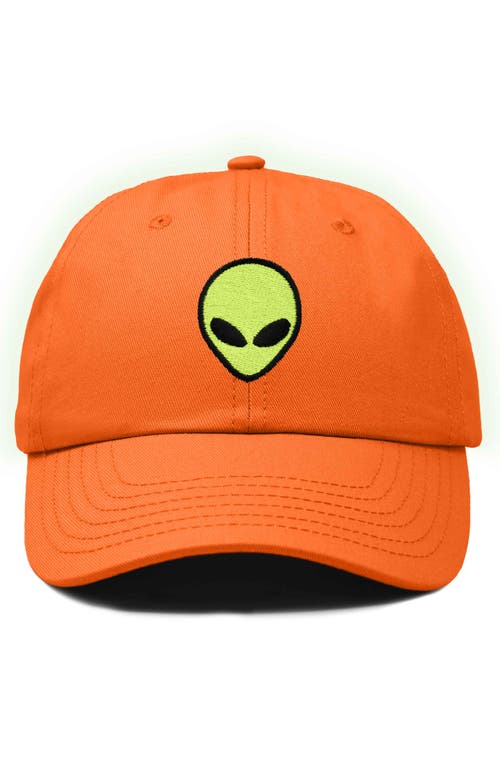Shop Dalix Alien Dad Cap In Orange