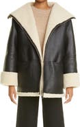 TOTEME Totême Menfi Oversize Genuine Shearling Coat