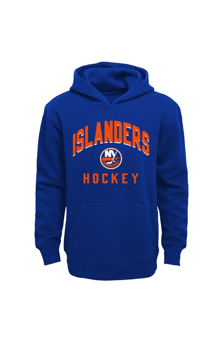 Outerstuff Toddler Blue/Heather Gray New York Islanders Play by Play Pullover Hoodie & Pants Set, Alternate, color, 