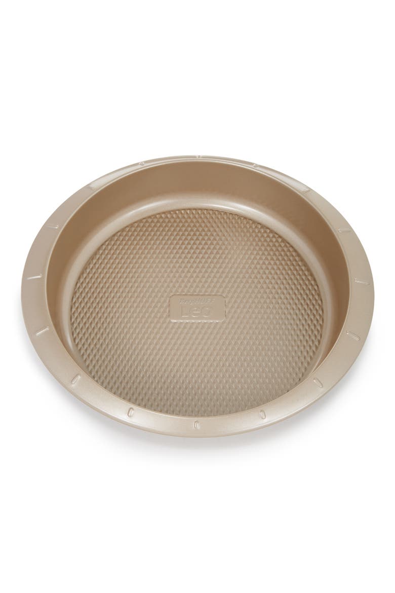 Leo Balance Carbon Steel 3-Piece Cake Pan Set, Alternate, color, GOLDEN