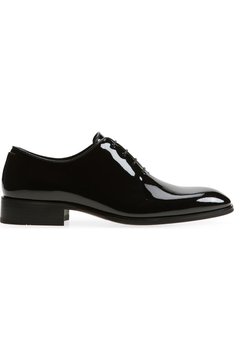 BOSS Rill Patent Leather Oxford, Alternate, color,