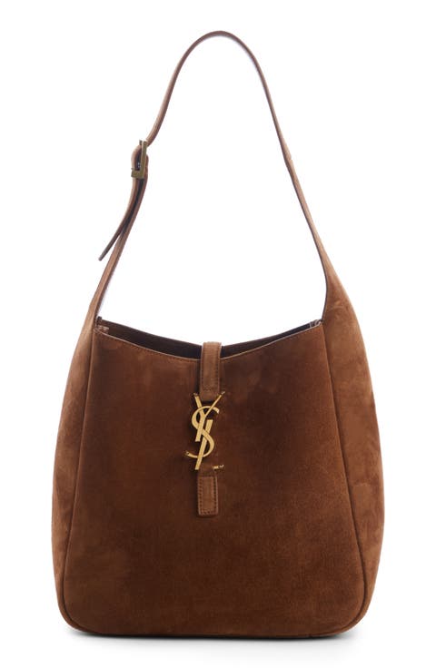 Small Le 5 à 7 Suede Hobo Bag