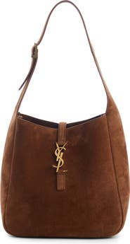 Saint Laurent Small Le 5 à 7 Suede Hobo Bag