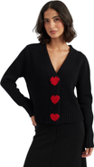 Chinti & Parker Merino Heart Cardigan