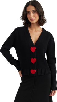Chinti & Parker Merino Heart Cardigan