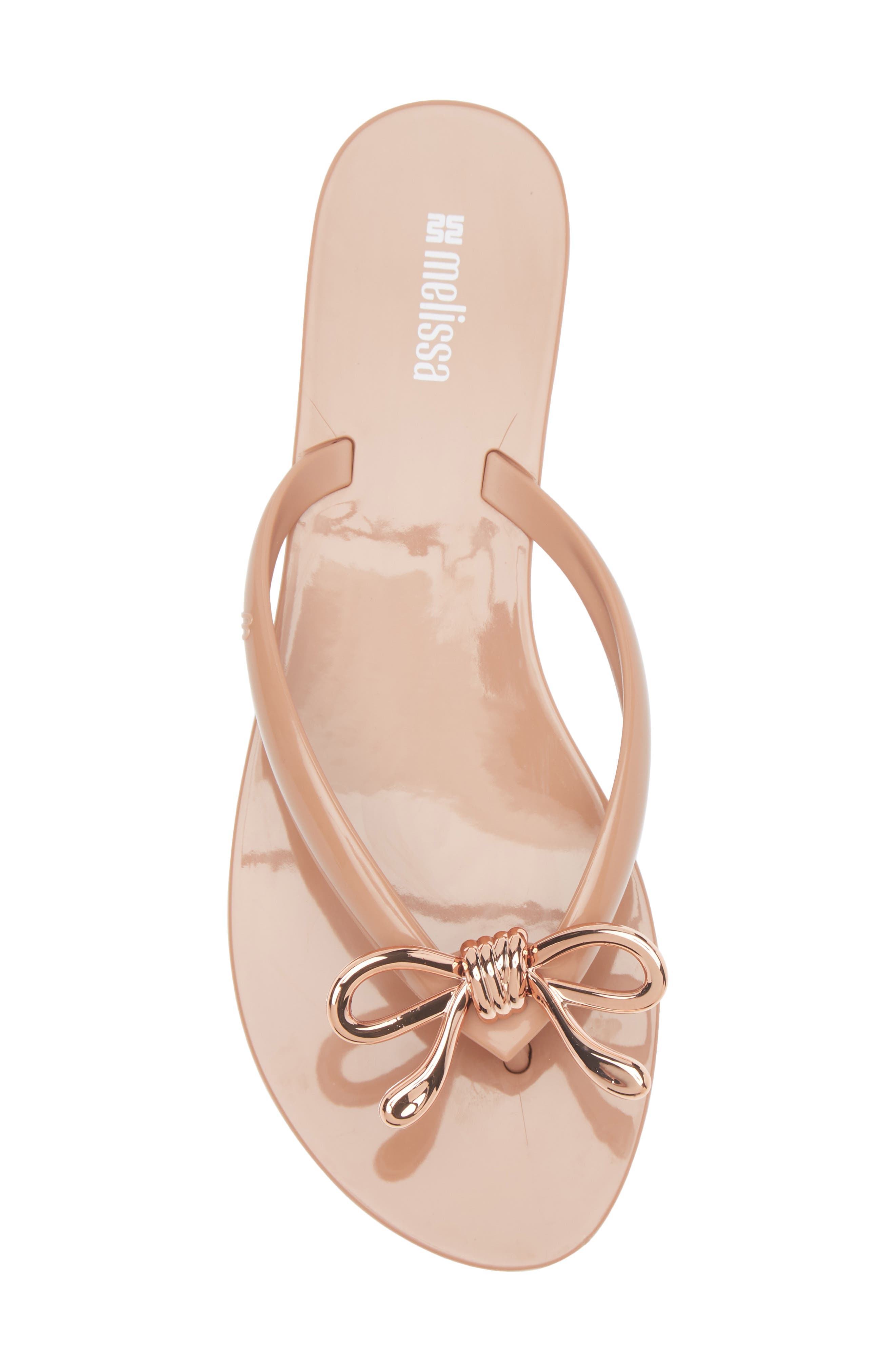 Melissa Harmonic Iris Flip Flop, Alternate, color, Brown