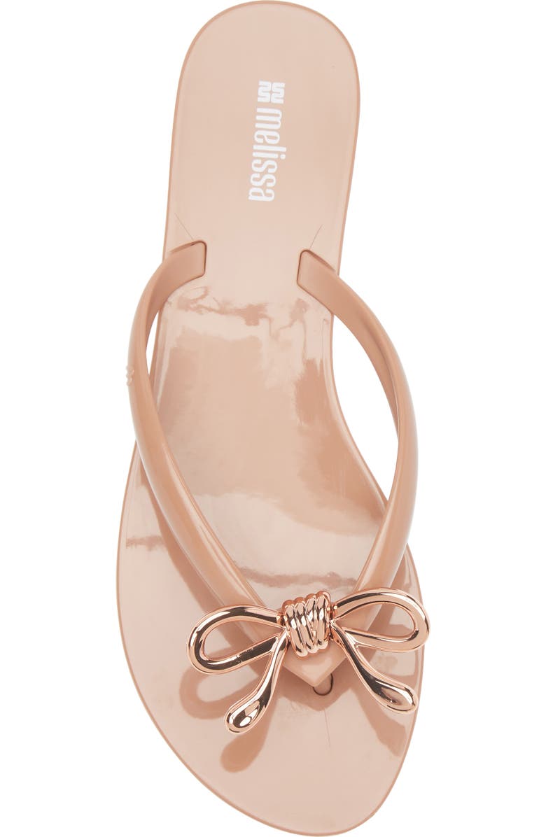 Melissa Harmonic Iris Flip Flop, Alternate, color, Brown