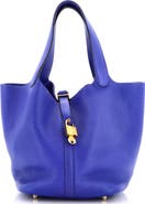 Pre-Owned Hermes Picotin Lock Bag Clemence MM