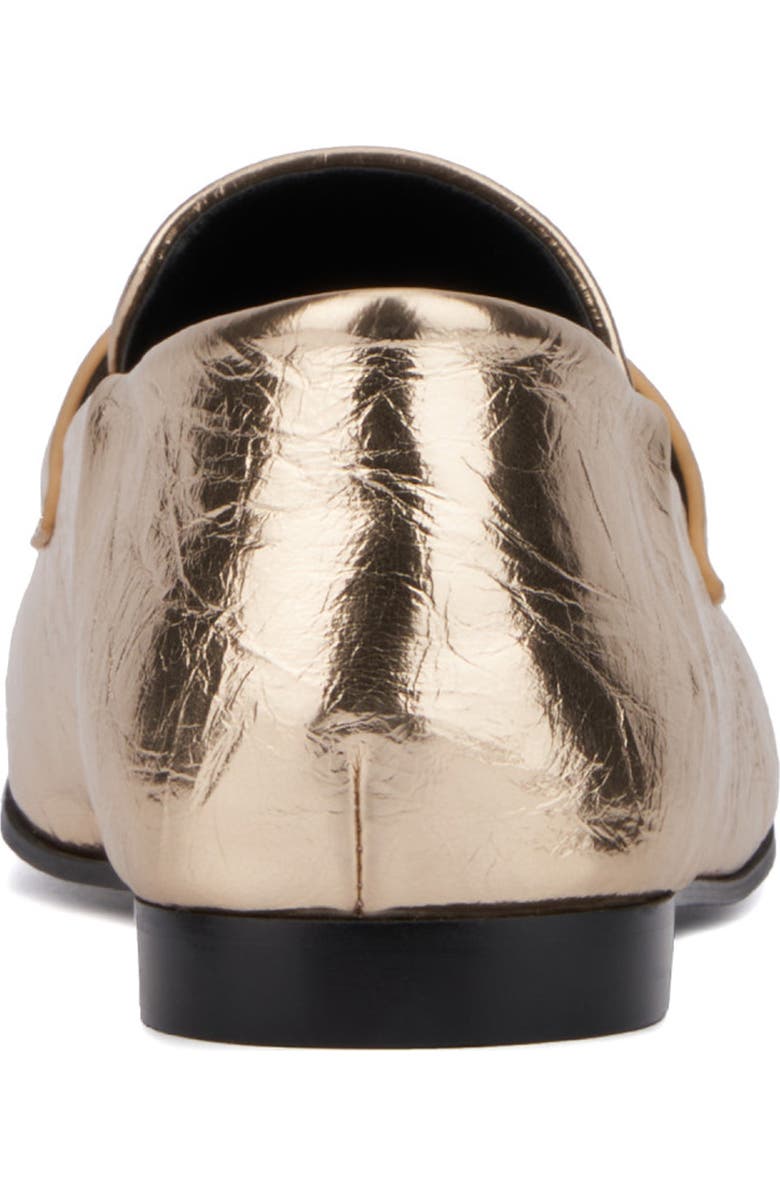 TORGEIS Carleigh Moc Toe Loafer, Alternate, color, Gold