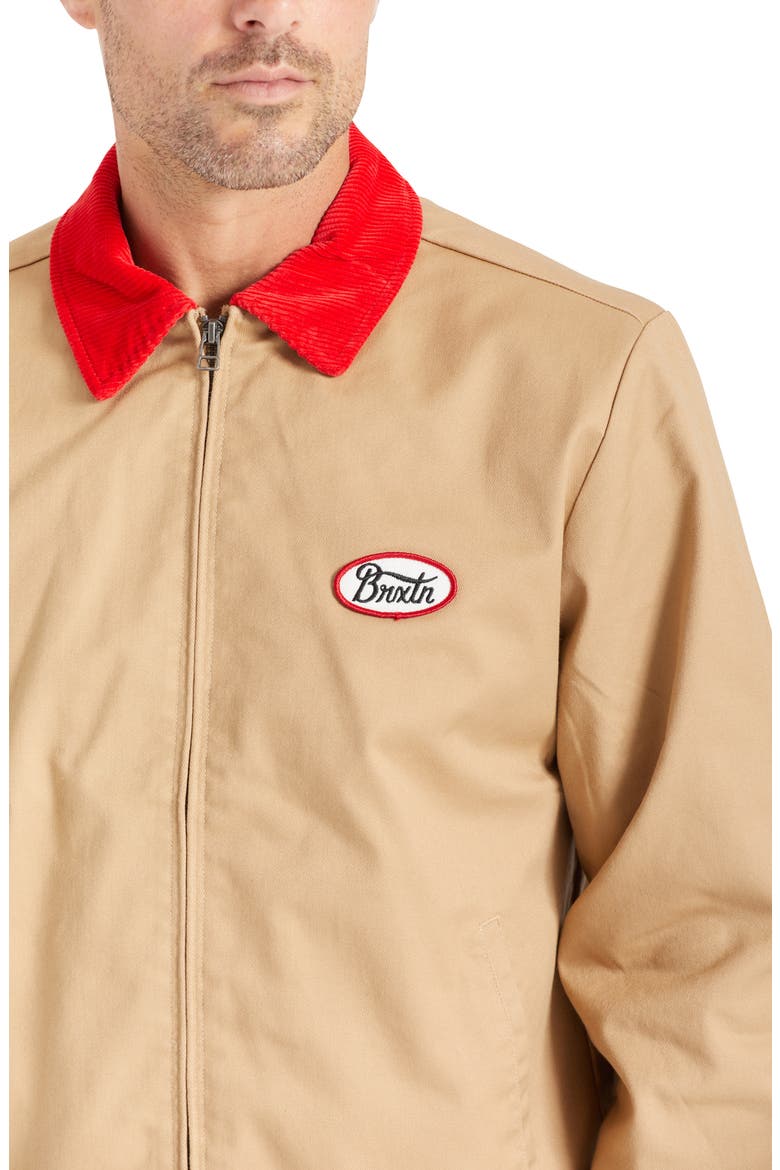 Utopia Cotton Jacket, Alternate, color, MOJAVE/ MARS RED
