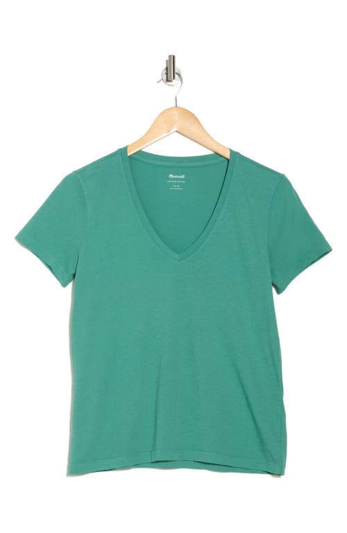 Madewell Soft Fade Cotton T-shirt In Green