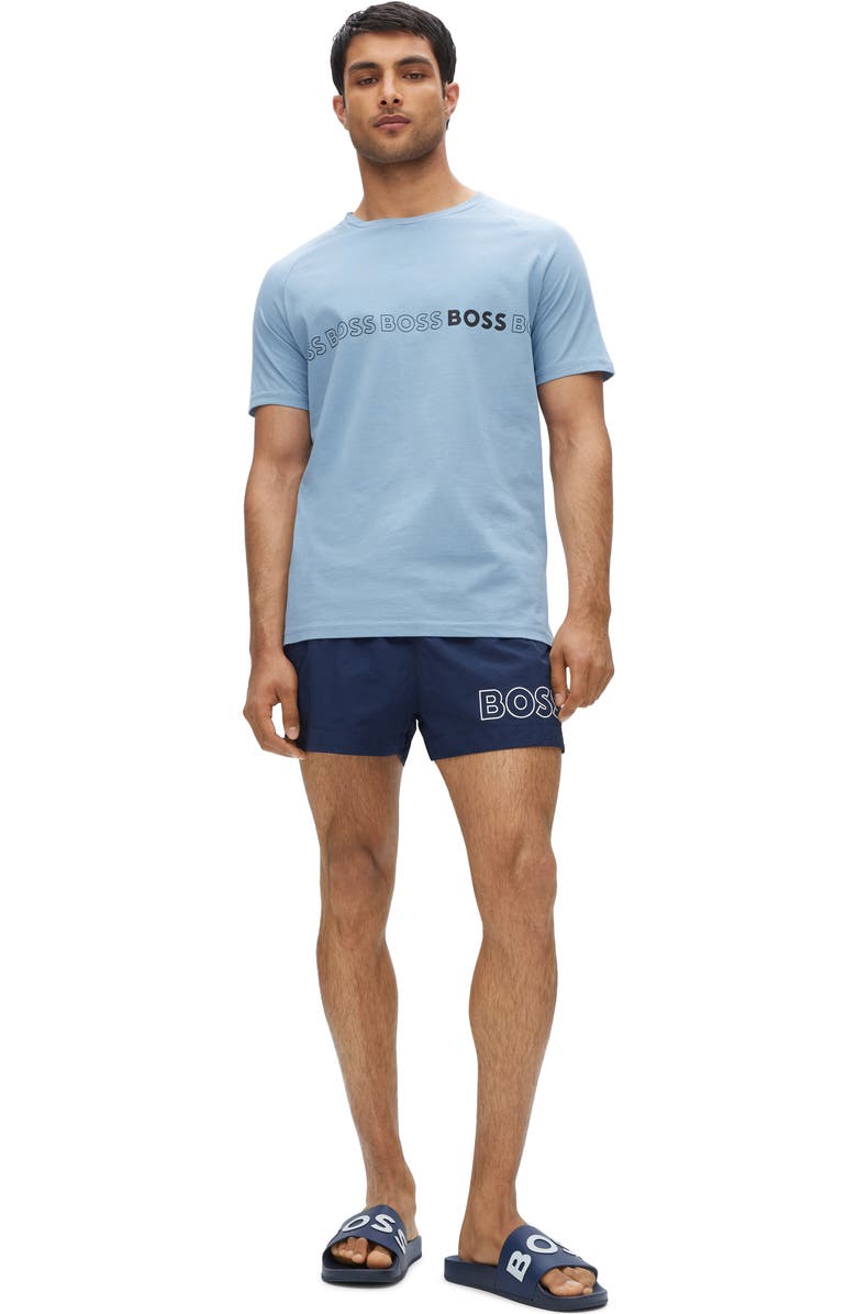 BOSS Bay Slide Sandal, Alternate, color, Dk Bu