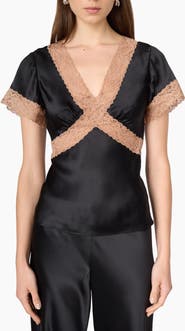 CAMI NYC Romola Silk Top