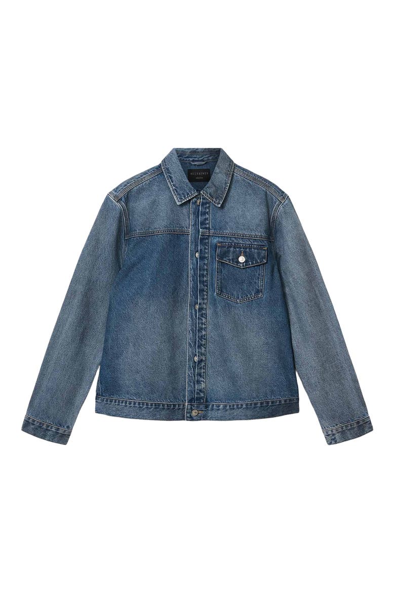 Roth Denim Jacket, Alternate, color, DARK INDIGO