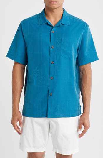 Coconut Point Palm Isle Short Sleeve Button-Up Shirt
