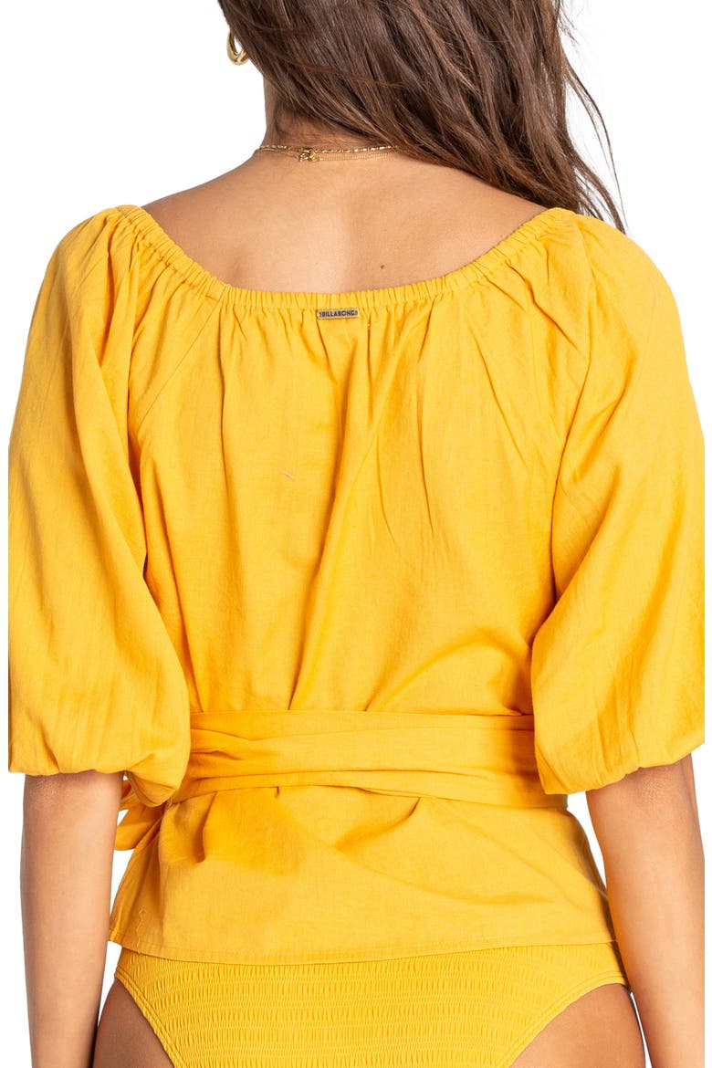 New Lust Off the Shoulder Top, Alternate, color, GOLDEN GLOW