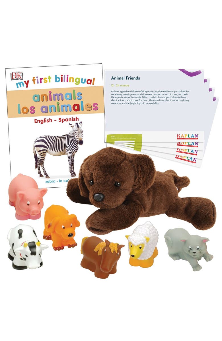 Kaplan Early Learning Company Animal Friends Learning Kit - Bilingual, Main, color, Multicolor
