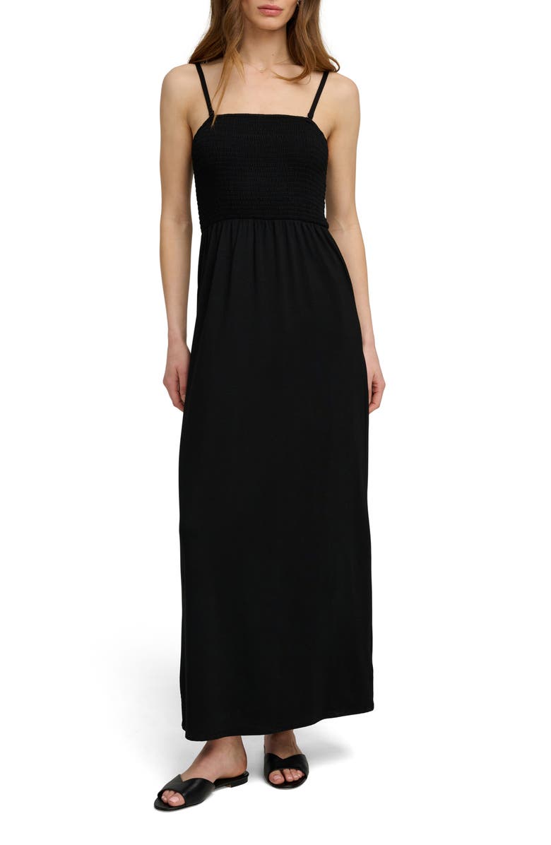 Favorite Daughter The Apartment Smocked Sleeveless Maxi Dress, Main, color,