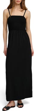 Favorite Daughter The Apartment Smocked Sleeveless Maxi Dress
