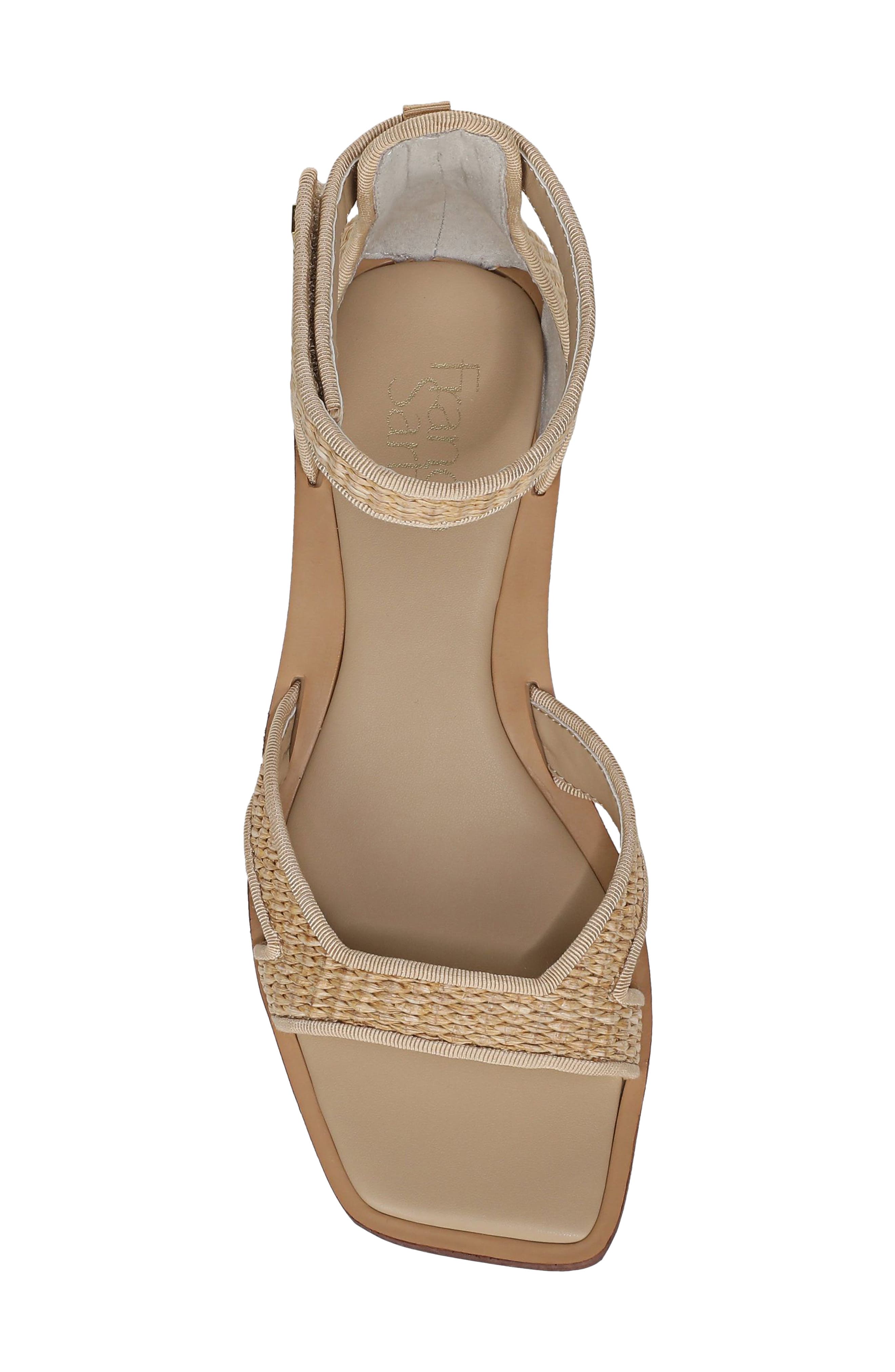 Elisa Ankle Strap Sandal, Alternate, color, NATURAL